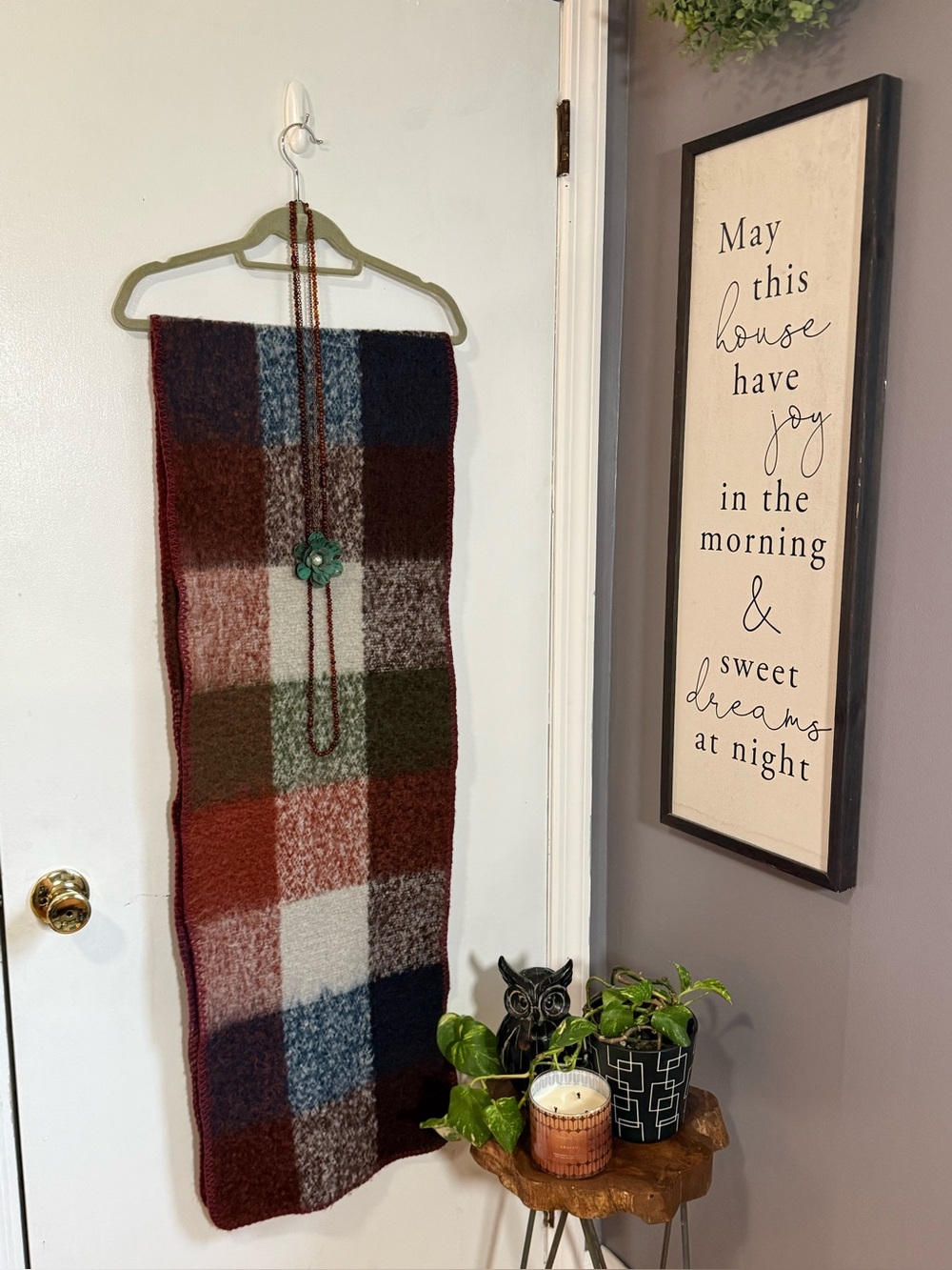 Torrid Multicolor Plaid Scarf Extra Long 91” Soft & Cozy